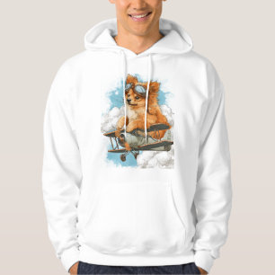 Pilot Pomeranian � Flying Ace Dog Hoodie