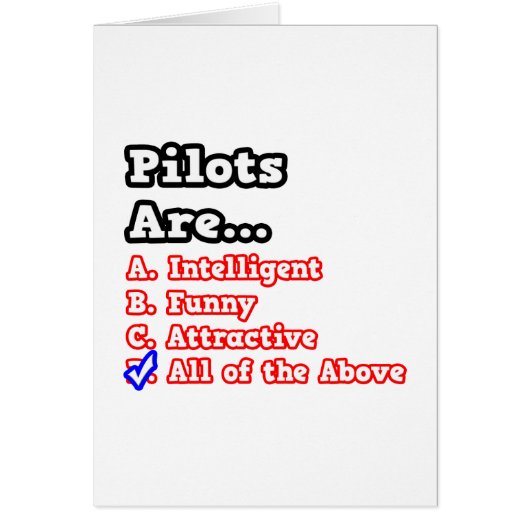 Pilot Quiz...Joke Cards (Front)
