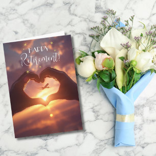 Pilot Retirement Airplane Love Sign Aviation  Card
