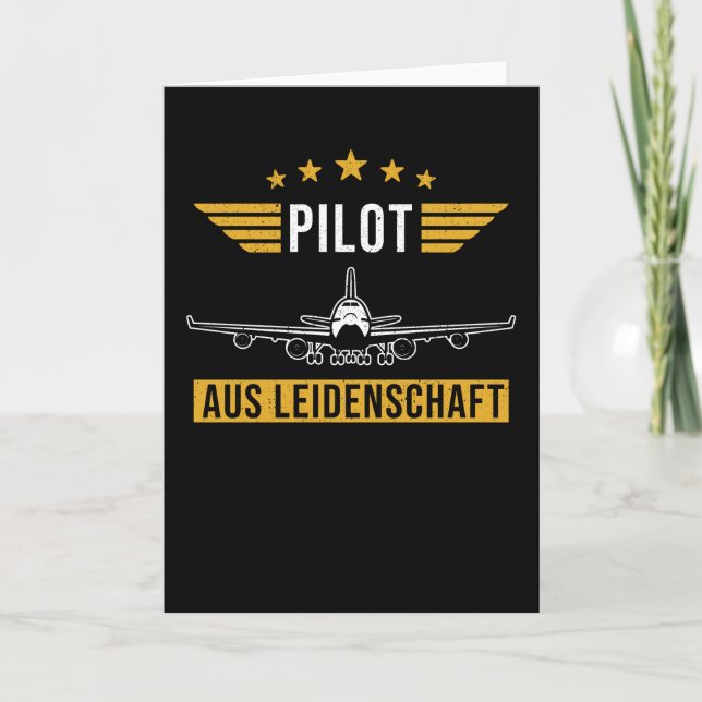 Pilot Saying Gift Pilots Card (Front)