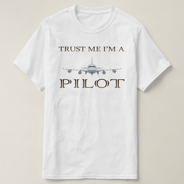 pilot shirt aviation airport travel private jet (Design Front)