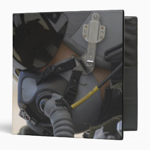 Pilot sits in his A-10 Thunderbolt II Binder