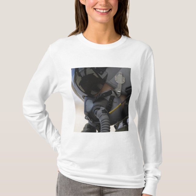 Pilot sits in his A-10 Thunderbolt II T-Shirt (Front)