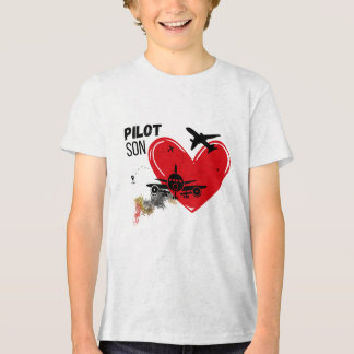 "PILOT SON – Proud Son Ready to Soar T-Shirt" Tri-Blend Shirt