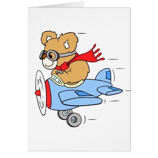 Pilot Teddy Bear Cards (Front)