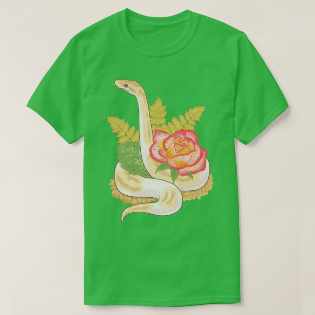 Pilot the Ball Python  T-Shirt (Design Front)