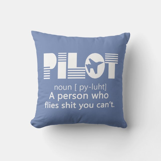 PILOT THROW PILLOW (Front)