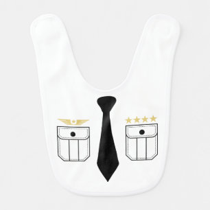 Pilot uniform Baby Bib