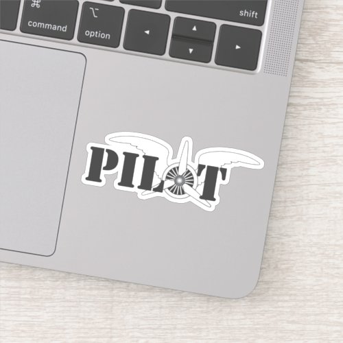 Pilot Wings Sticker