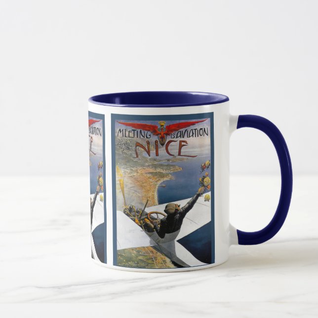 Pilot's 1910 Vintage Aviation Mug (Right)