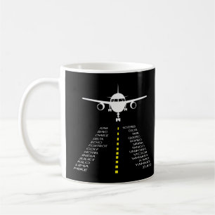 Pilots Aircraft Phonetic Pilot Alphabet Flyer Coffee Mug