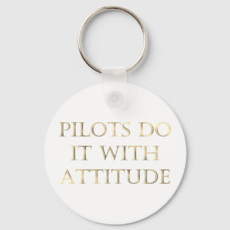 Pilots Attitude Keychain