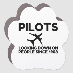 Pilots Car Magnet