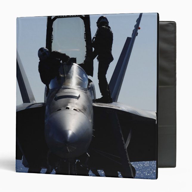 Pilots conducts a pre-flight inspection binder (Front/Inside)