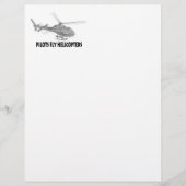 Pilots fly helicopters (Front)