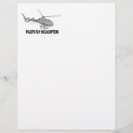 Pilots fly helicopters (Front)