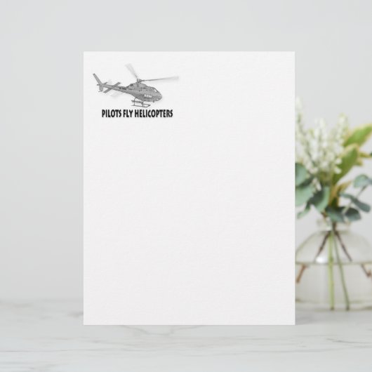 Pilots fly helicopters (Standing Front)