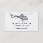 Pilots fly helicopters business card