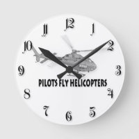 Pilots fly helicopters