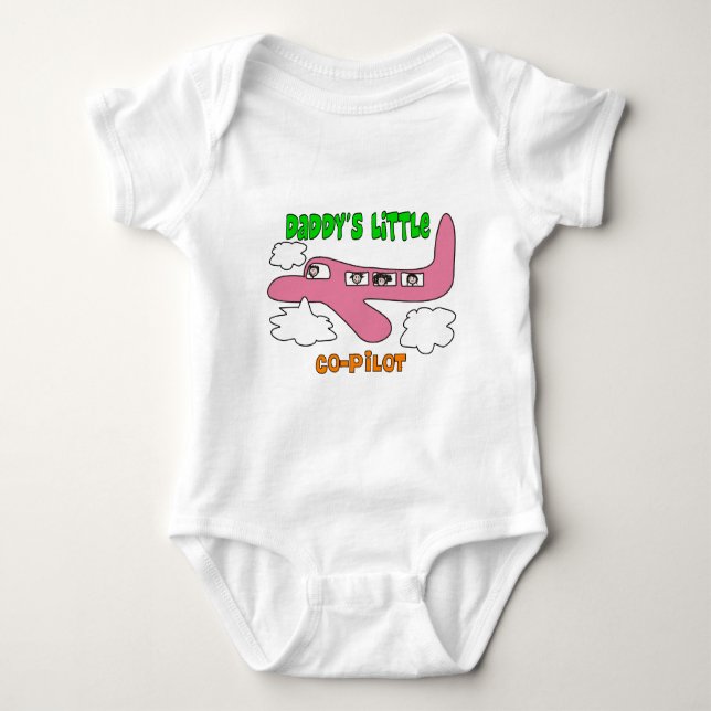Pilot's Kids "Daddy's Little Co-Pilot" T-shirts (Front)