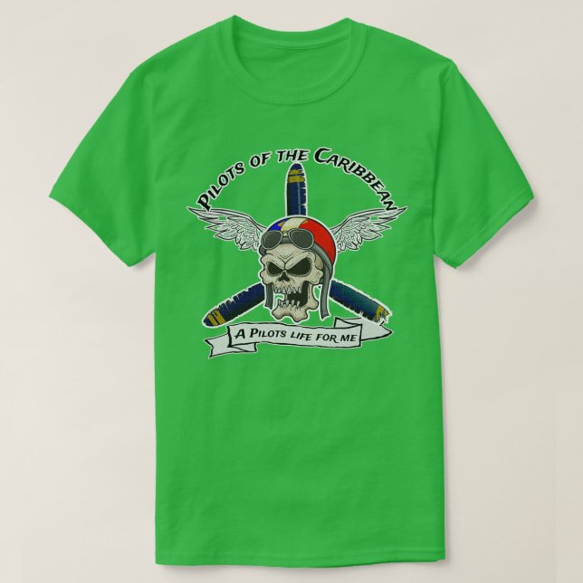 Pilots of the Caribbean  T-Shirt (Design Front)