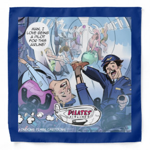 Pilots Pilates Airlines Funny Rick London Bandana
