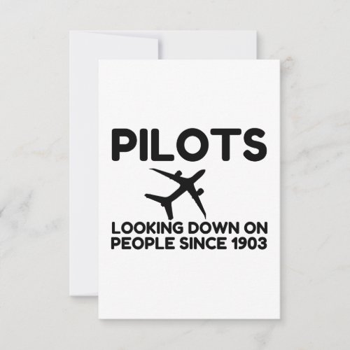 Pilots Thank You Card