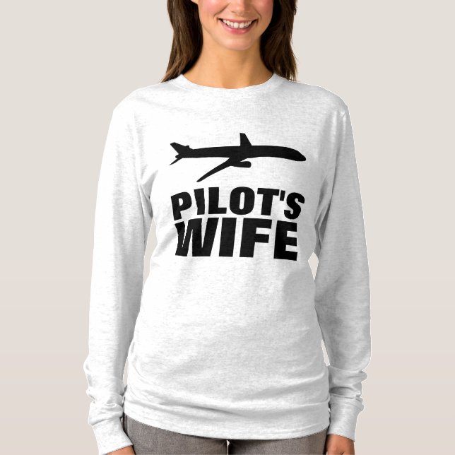 PILOT'S WIFE T-Shirts (Front)
