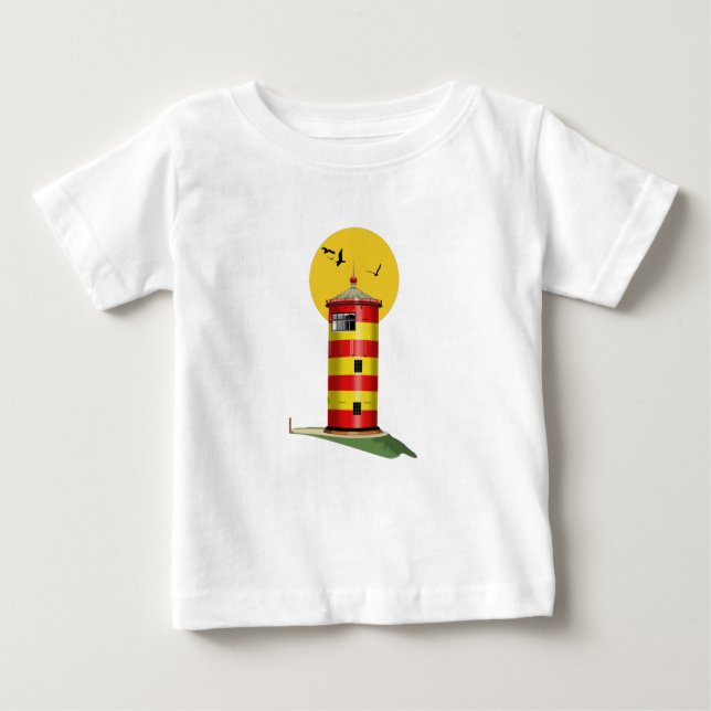 Pilsum Lighthouse Germany Baby T-Shirt (Front)