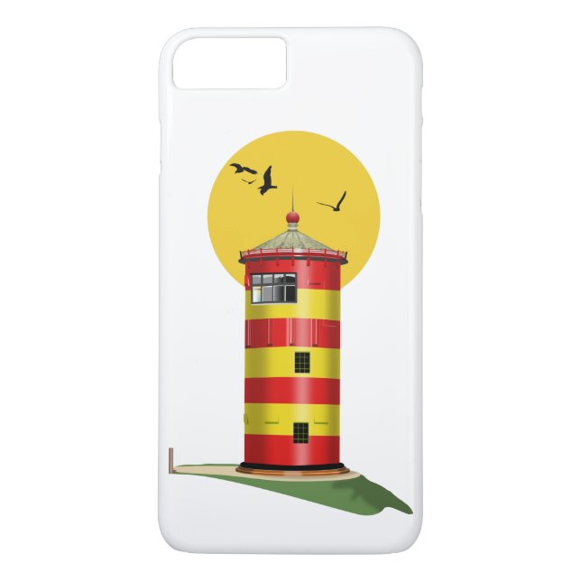 Pilsum Lighthouse Germany Case-Mate iPhone Case (Back)