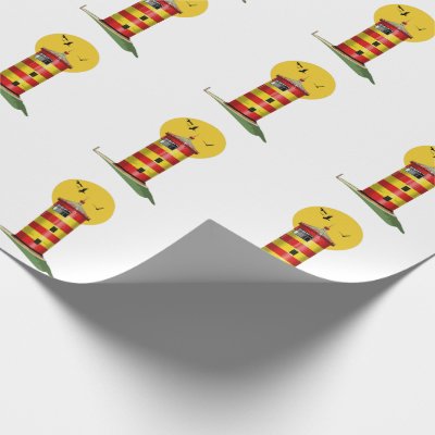 Pilsum Lighthouse Germany Wrapping Paper
