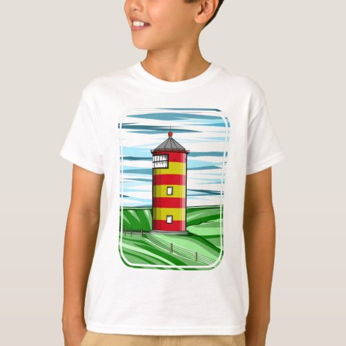 Pilsum Lighthouse Pilsumer Leuchtturm T_Shirt