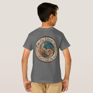 PIMA kids t-shirt earth color logo