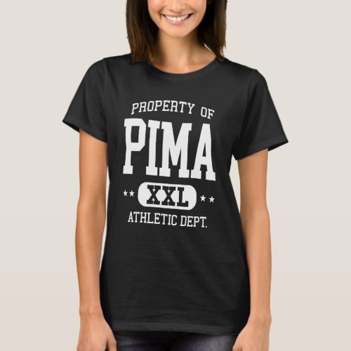 Pima Retro Athletic Property Dept T_Shirt