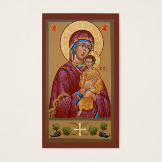 Pimen Mother of God Mini-Prayer Card