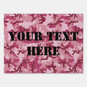 Pimk Camouflage Sign