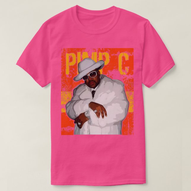 Pimp C Rapper T-Shirt (Design Front)