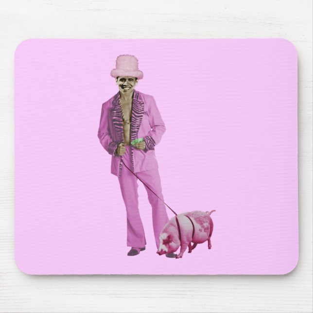Pimp Obama and the Pig Mouse Pad (Front)