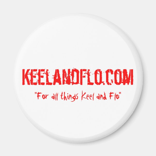 Pimp your fridge with Keel and Flo Magnet (Front)