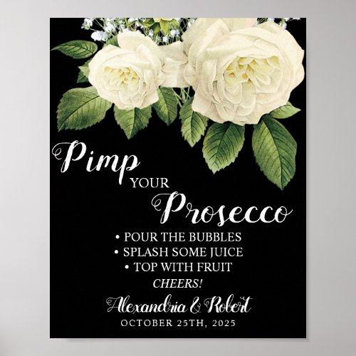 Pimp your Prosecco Wedding Sign