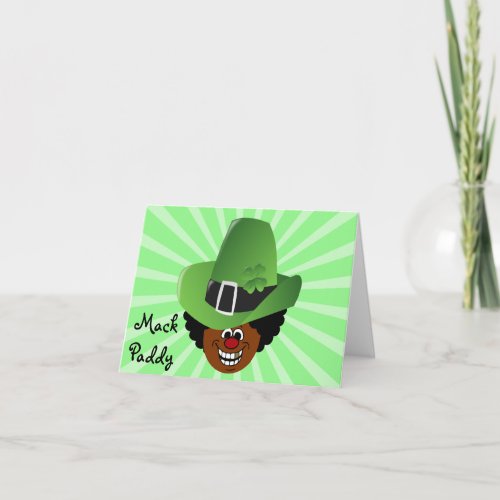 Pimped Out St Patricks Day Leprechaun Card