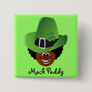 Pimped Out St. Patrick's Day Leprechaun Pinback Button