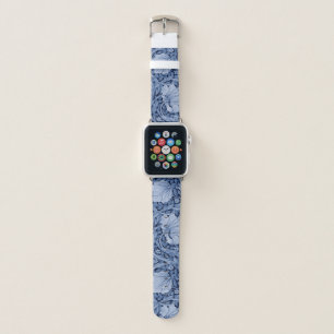 Pimpernel Blue Monotone, William Morris Apple Watch Band