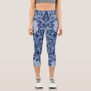 Pimpernel Blue Monotone, William Morris Capri Leggings