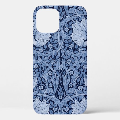 Pimpernel Blue Monotone William Morris iPhone 12 Case