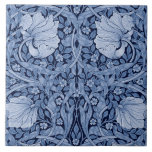 Pimpernel Blue Monotone, William Morris Ceramic Tile<br><div class="desc">William Morris (24 March 1834 – 3 October 1896) was a British textile designer, poet, novelist, translator, and socialist activist associated with the British Arts and Crafts Movement. He was a major contributor to the revival of traditional British textile arts and methods of production. His literary contributions helped to establish...</div>