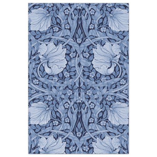 Pimpernel Blue Monotone William Morris Tissue Paper