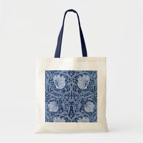 Pimpernel Blue Monotone William Morris Tote Bag