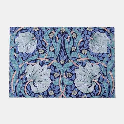 Pimpernel Blue William Morris Doormat