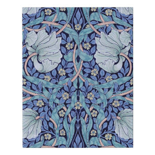 Pimpernel Blue, William Morris Faux Canvas Print